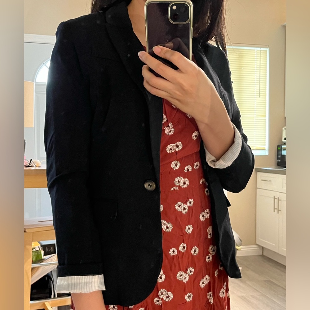 H&M Black Tailored Blazer Jacket